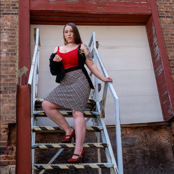 Rockability skirt - Picture 4 of 5